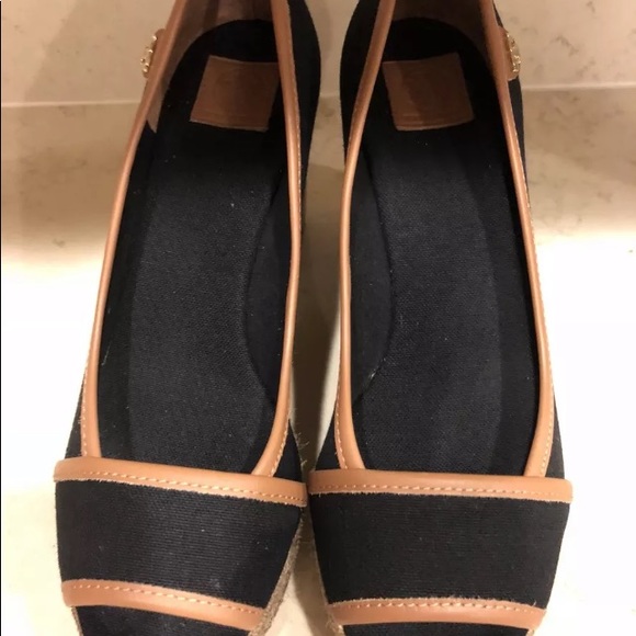 Tory Burch Majorica Espadrille Platform Wedge - Picture 4 of 5
